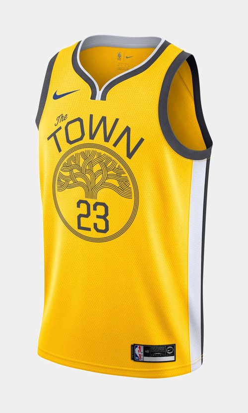 [BQ1159-730] Mens Nike NBA GS Warriors 23 Draymond Green Swingman Earned Edition