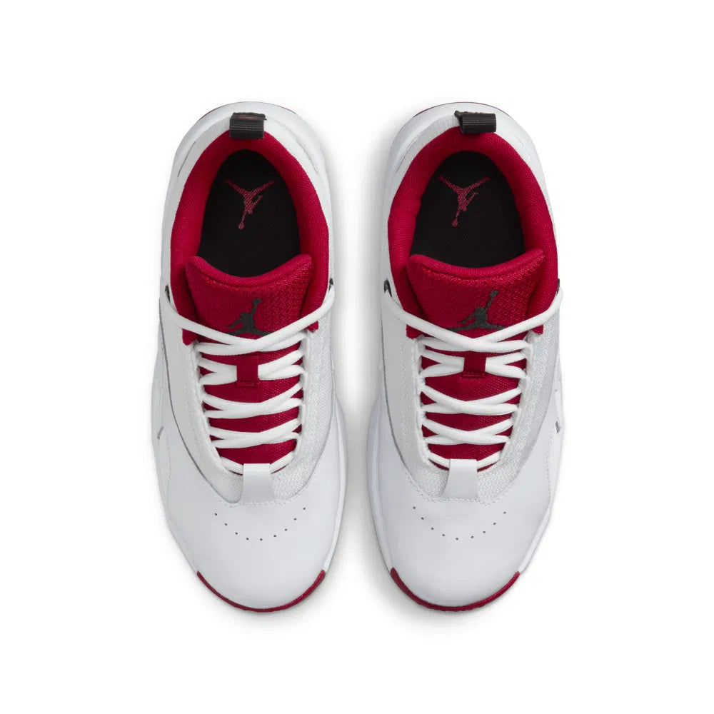 [FQ8297-106] GRADE SCHOOL AIR JORDAN MAX AURA 6 'WHITE BLACK GYM RED (GS)'