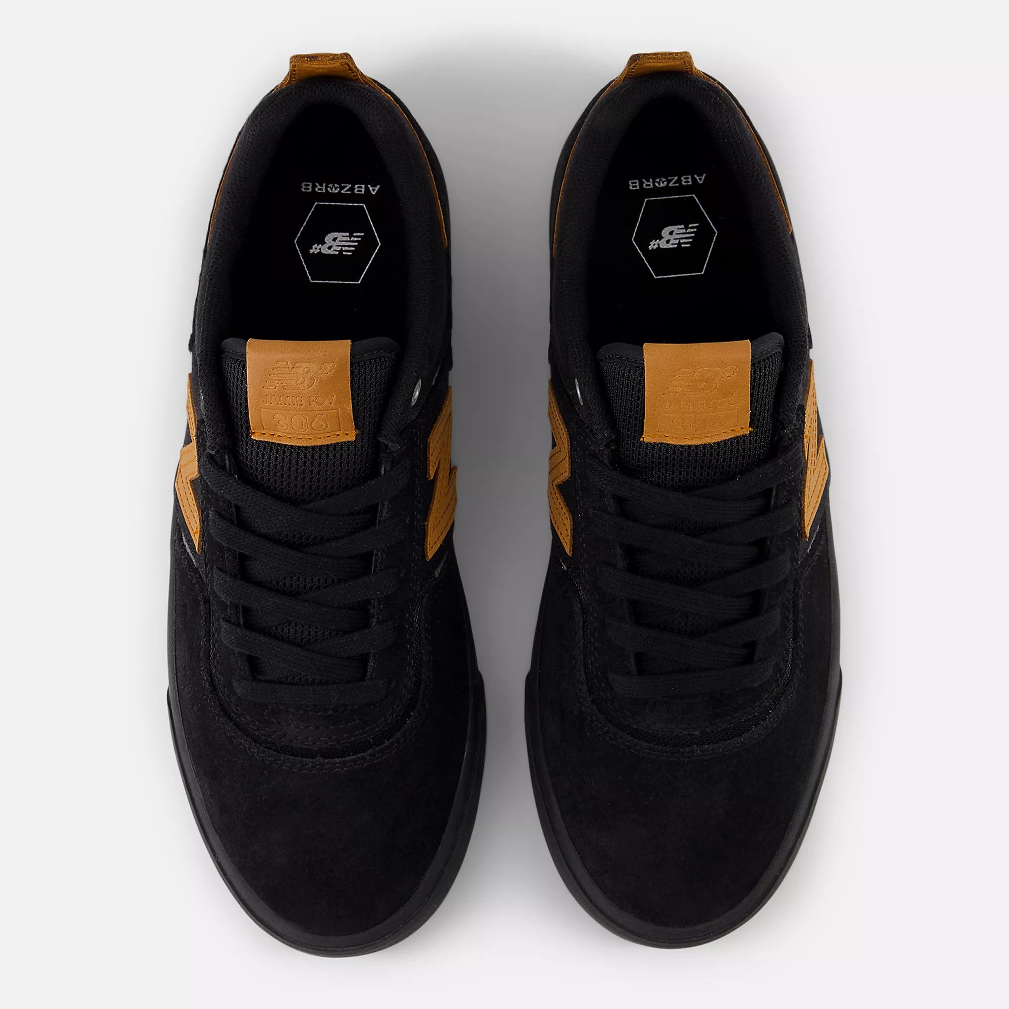 [NM306BON] MENS NEW BALANCE NUMERIC 306 JAMIE FOY 'BLACK BROWN'
