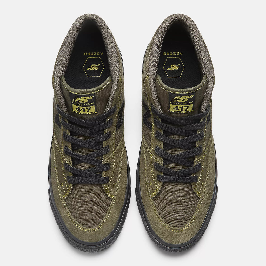 [NM417OJU] MENS NEW BALANCE NUMERIC 417 FRANKY VILLANI 'OLIVE/BLACK'