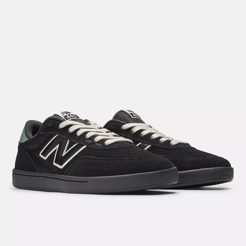 [NM440BG2] MENS NEW BALANCE NUMERIC 440 V2 'BLACK WHITE GREEN'