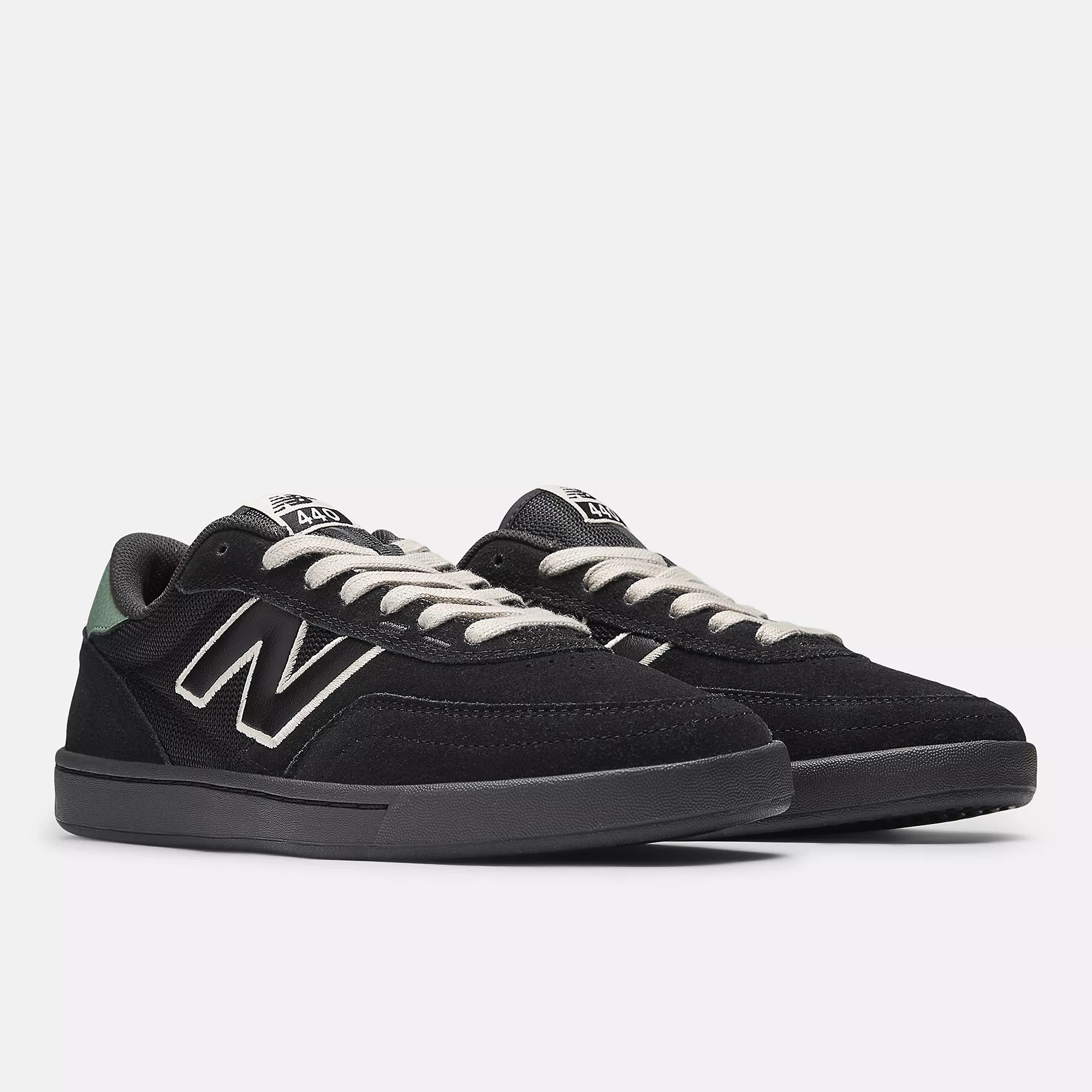 [NM440BG2] MENS NEW BALANCE NUMERIC 440 V2 'BLACK WHITE GREEN'