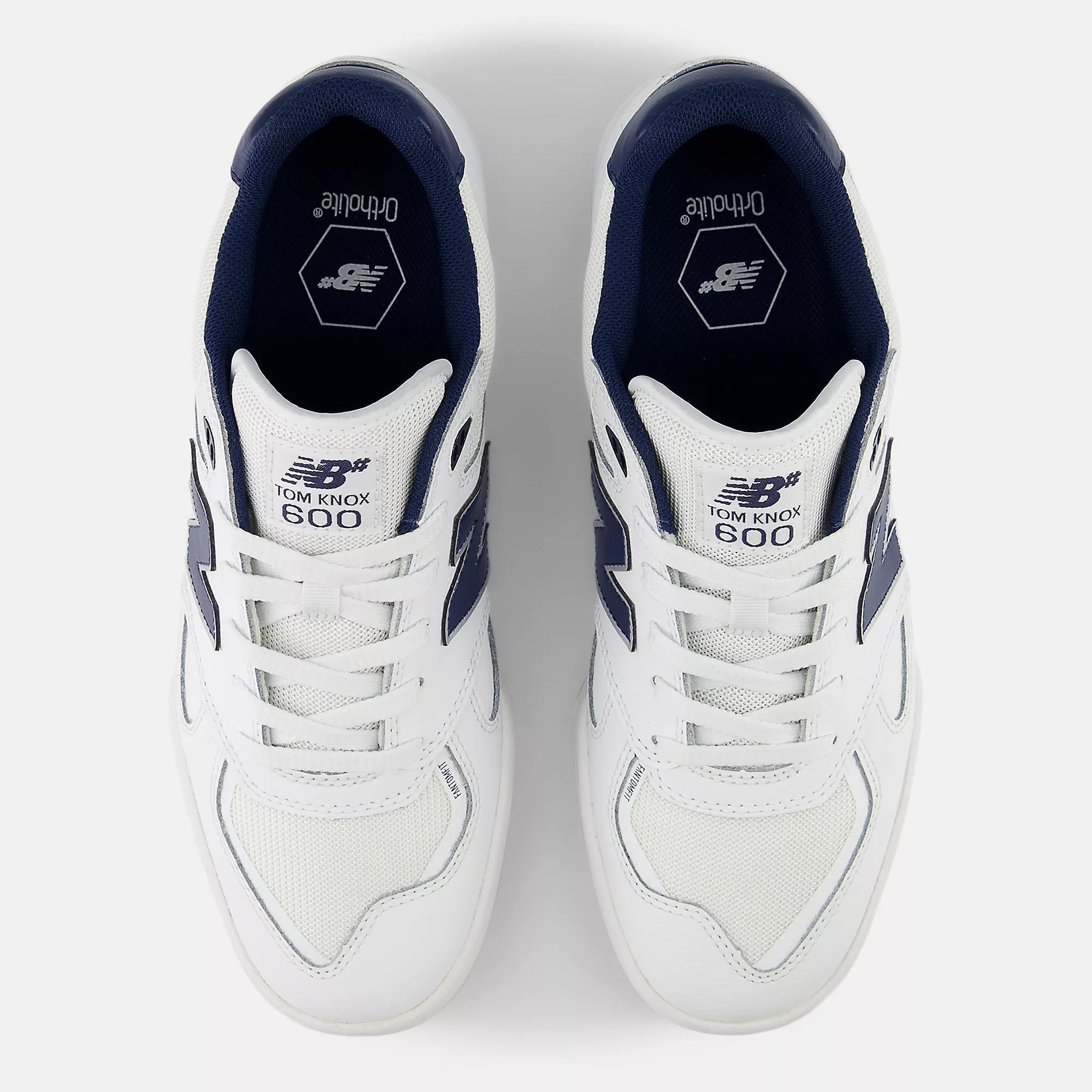 [NM600TTN] MENS NEW BALANCE NUMERIC TOM KNOX 600 'WHITE/NAVY'