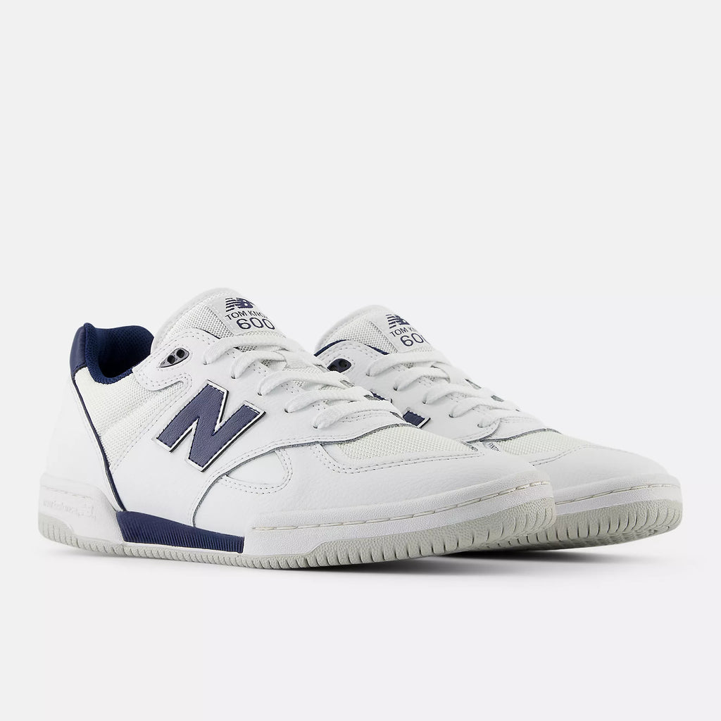 [NM600TTN] MENS NEW BALANCE NUMERIC TOM KNOX 600 'WHITE/NAVY'