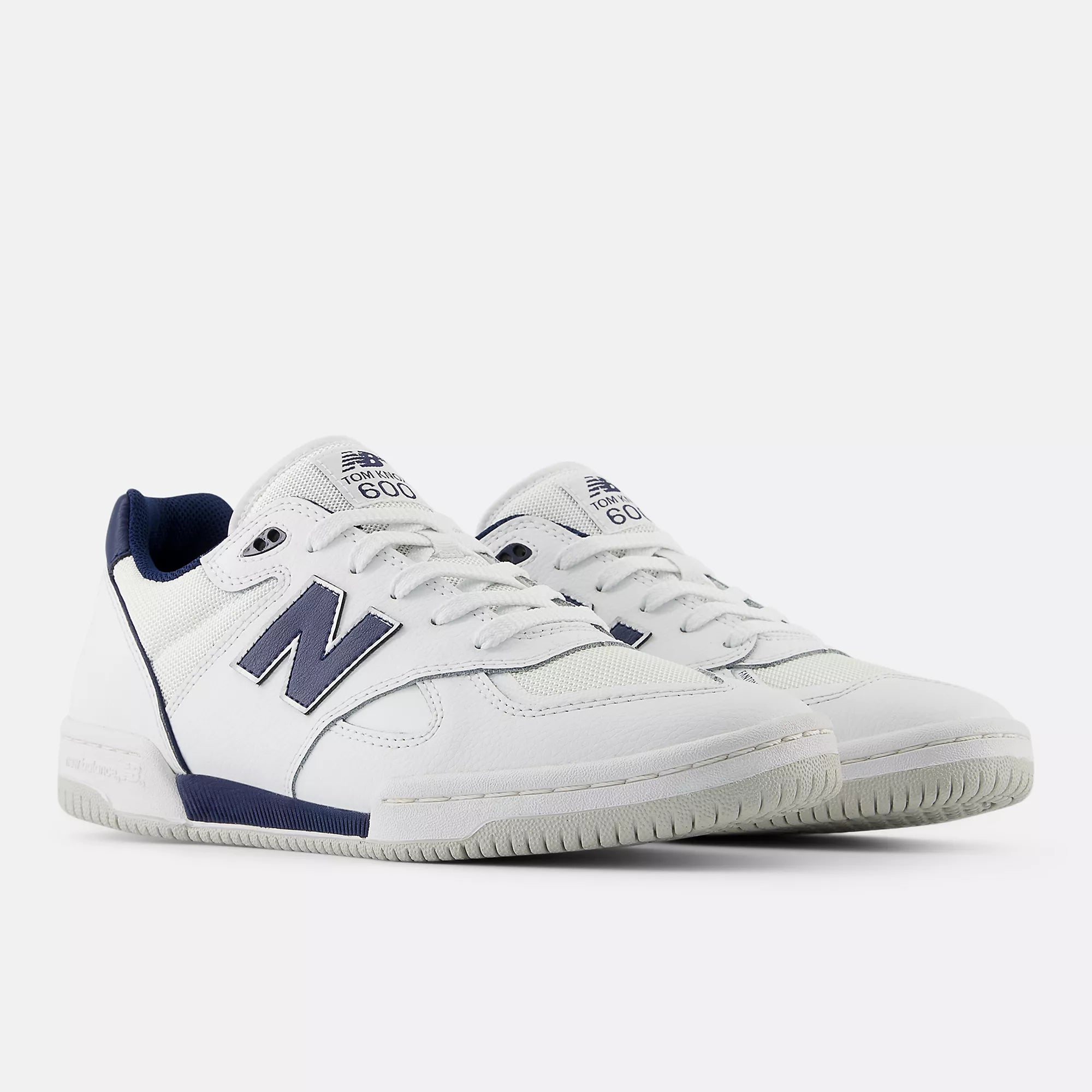 [NM600TTN] MENS NEW BALANCE NUMERIC TOM KNOX 600 'WHITE/NAVY'