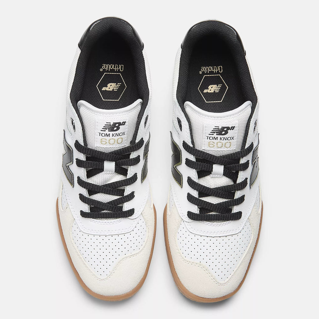 [NM600WTA] MENS NEW BALANCE NUMERIC 600 'TOM KNOX WHITE BLACK'