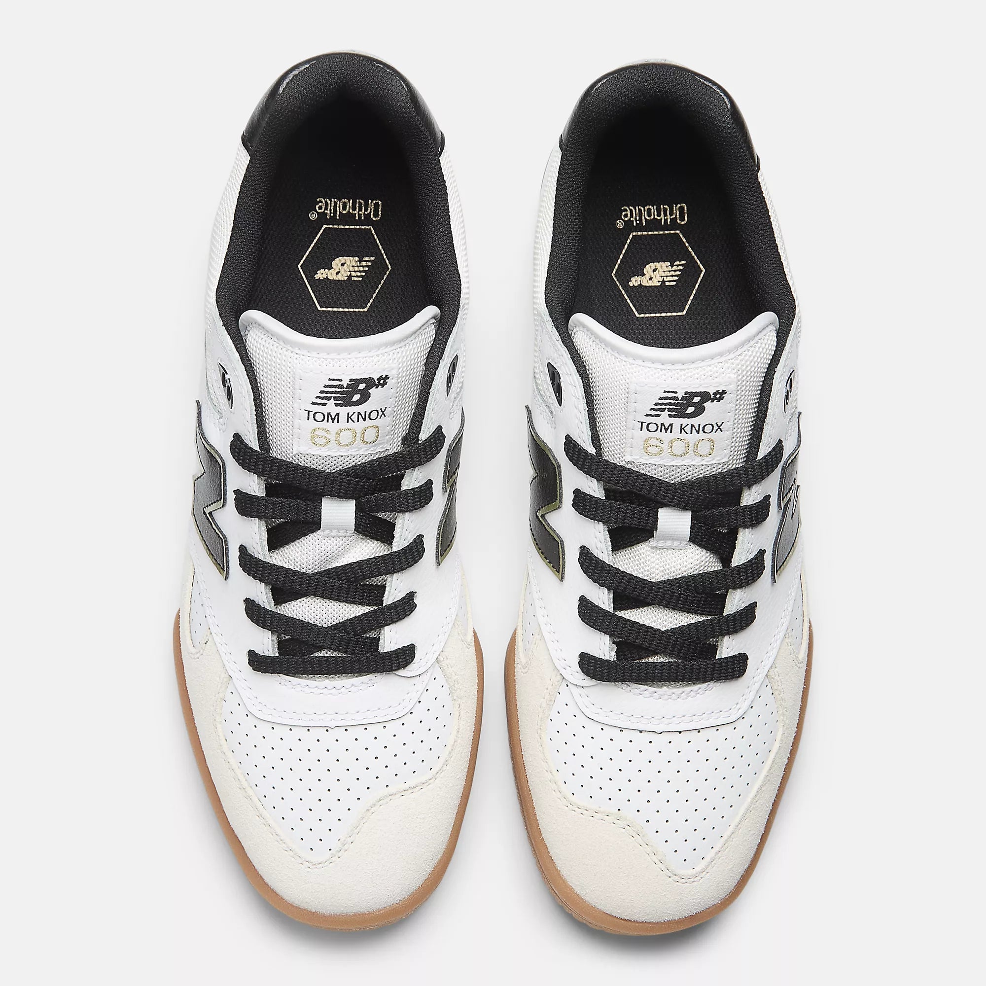 [NM600WTA] MENS NEW BALANCE NUMERIC 600 'TOM KNOX WHITE BLACK'
