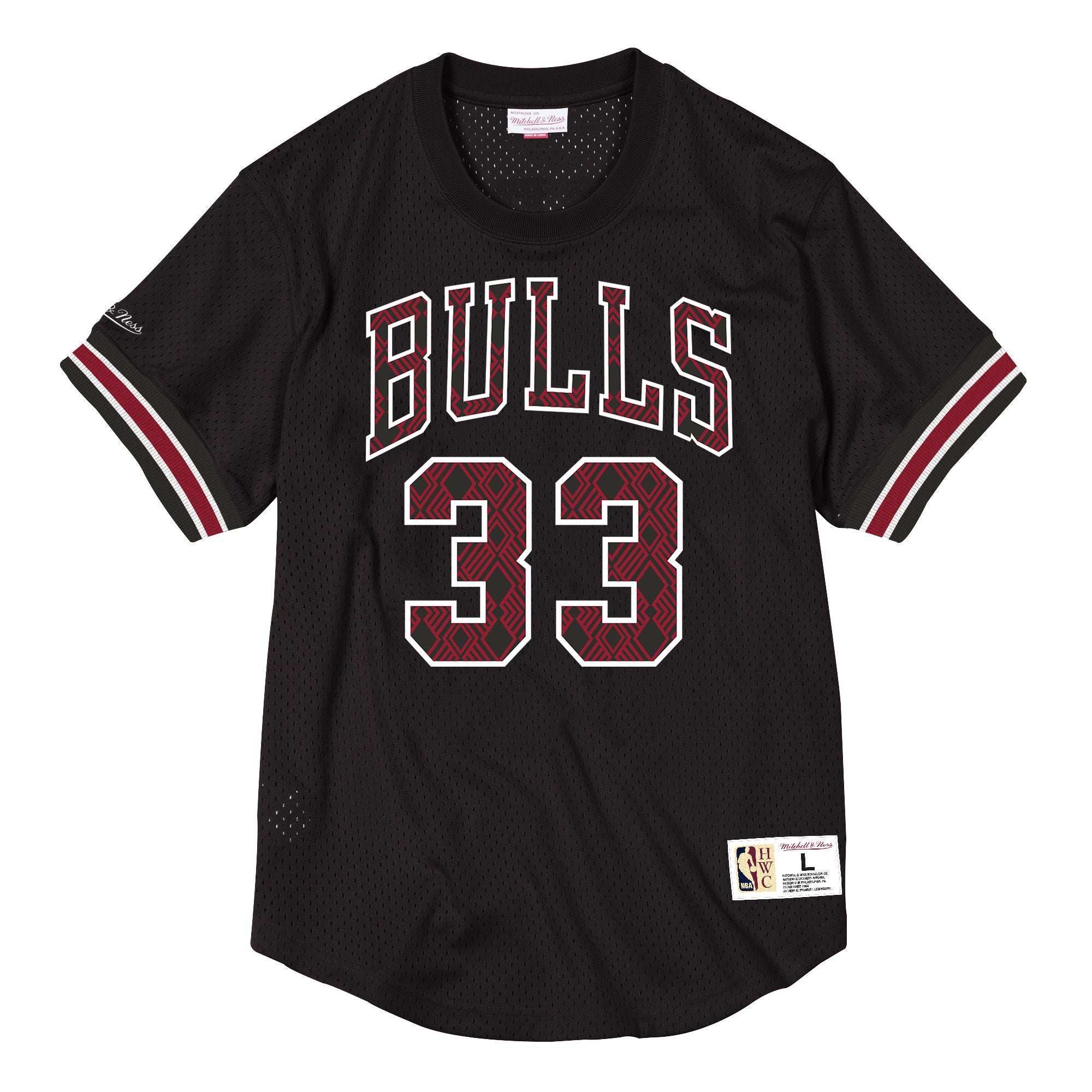 Mens Mitchell & Ness NBA N&N MESH CREWNECK BULLS 1996 SCOTTIE PIPPEN