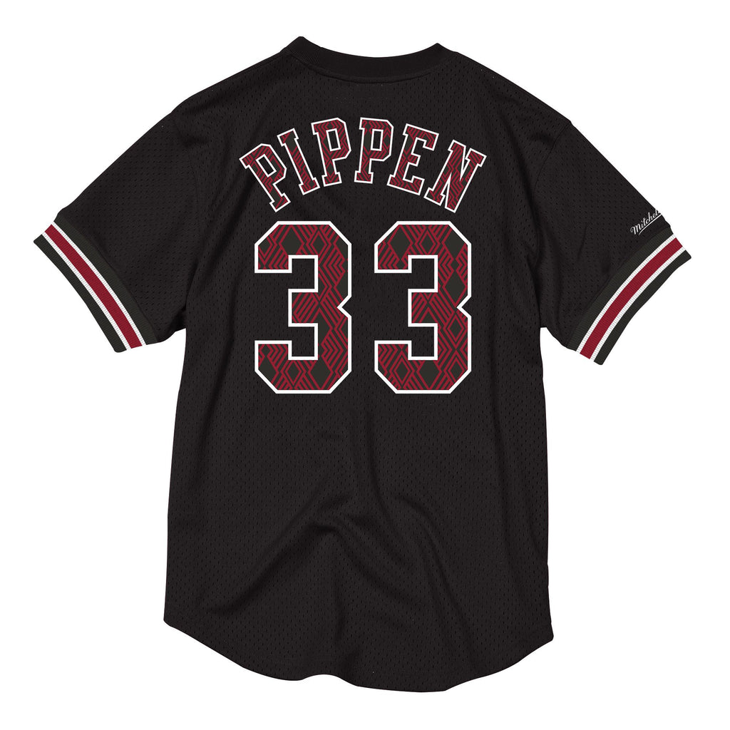 Mens Mitchell & Ness NBA N&N MESH CREWNECK BULLS 1996 SCOTTIE PIPPEN
