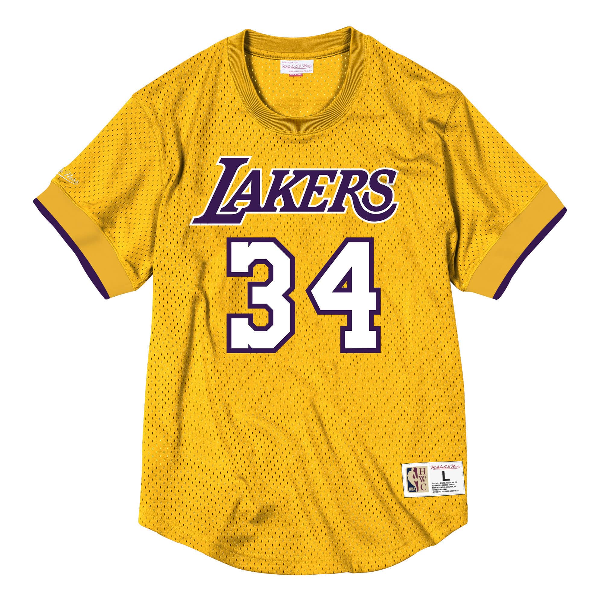 Mens Mitchell & Ness NBA N&N MESH TOP LAKERS 2004 SHAQUILLE O'NEAL