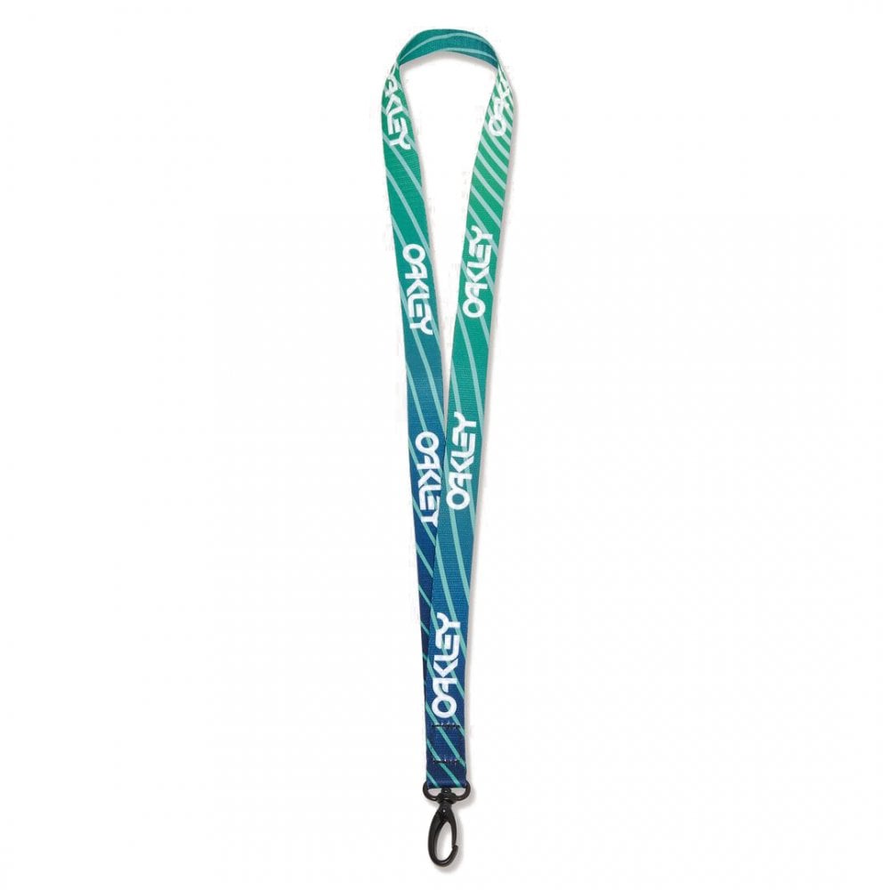 [FOS901051-9V8] MENS OAKLEY WANDERLUST LANYARD - GREEN TEMPESTAS PT