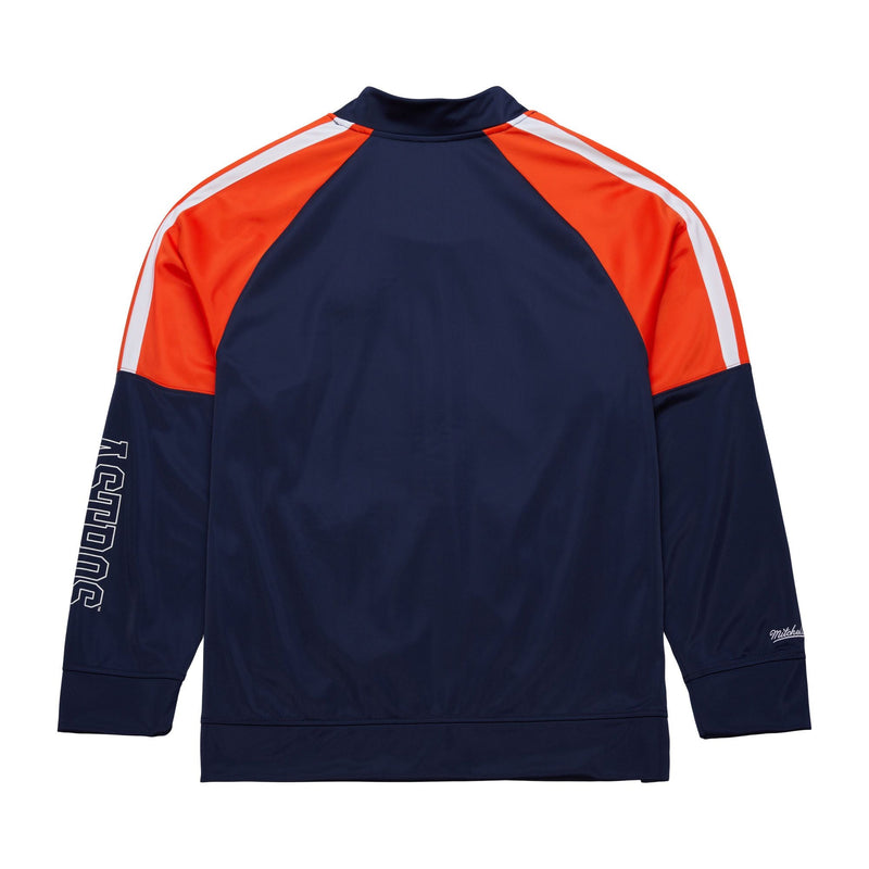 Mens Mitchell & Ness MLB COLOR BLOCKED TRACK JACKET VINTAGE LOGO ASTROS