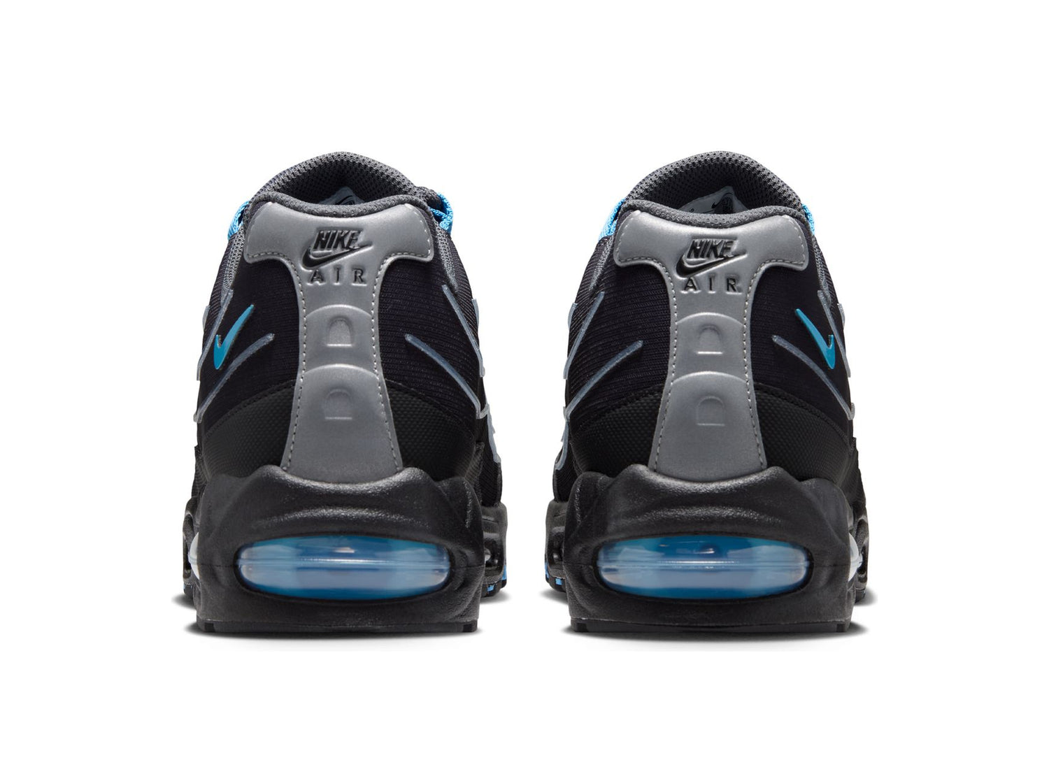 [IH7853-002] MENS NIKE AIR MAX 95 'BIG BUBBLE TECH BLACK UNIVERSITY BLUE'