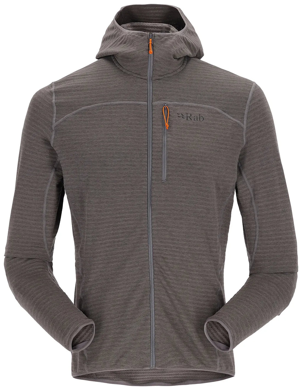 [QFF-46-GRH] MENS RAB ASCENDOR LIGHT SLIM FIT FULL ZIP HOODY
