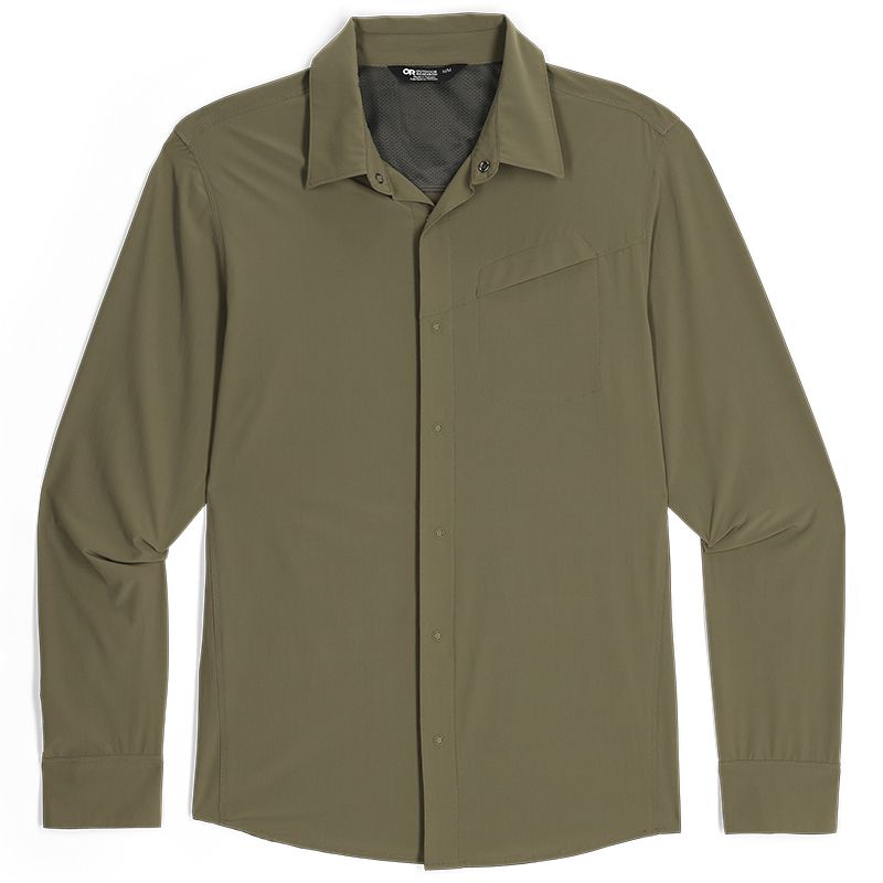 [282279-2288] MENS OUTDOOR RESEARCH ASTROMAN BUTTON LONG SLEEVE UPF 30 SUN SHIRT