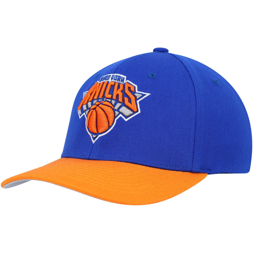 MENS MITCHELL & NESS NBA TEAM 2 TONE 2.0 STRETCH SNAPBACK NBA KNICKS