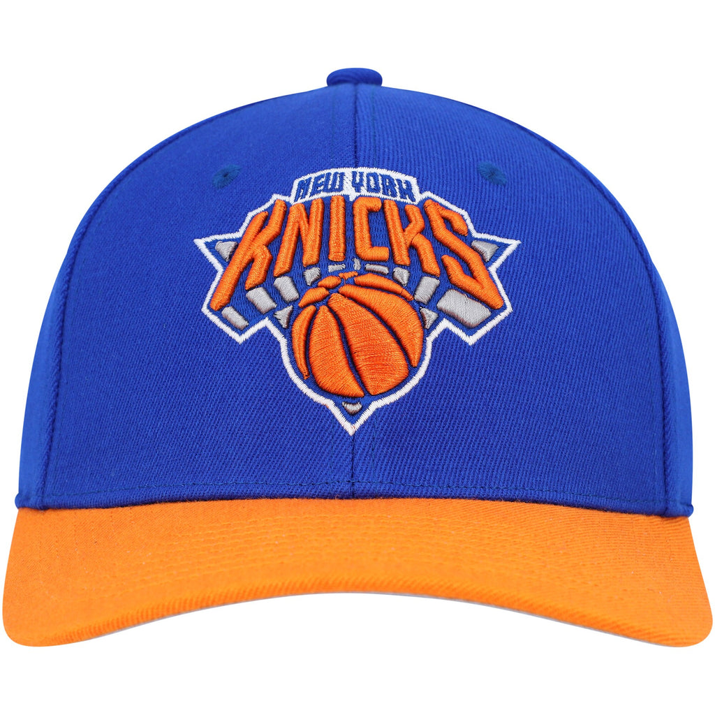 MENS MITCHELL & NESS NBA TEAM 2 TONE 2.0 STRETCH SNAPBACK NBA KNICKS