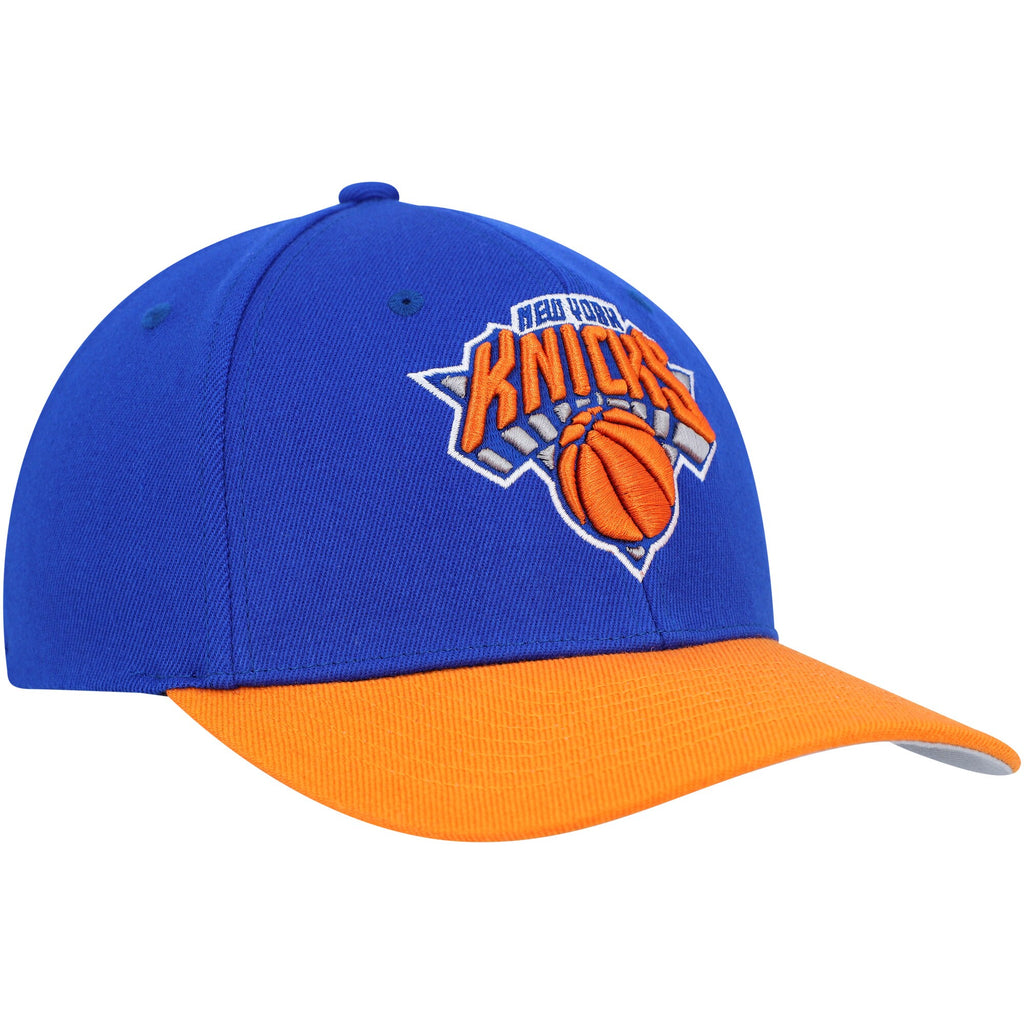 MENS MITCHELL & NESS NBA TEAM 2 TONE 2.0 STRETCH SNAPBACK NBA KNICKS