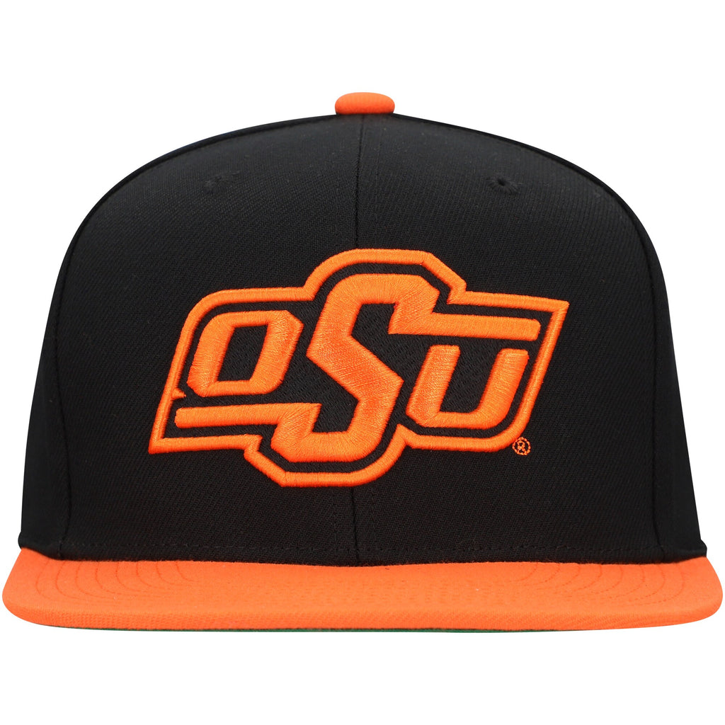 Mens Mitchell & Ness NCAA TEAM 2 TONE 2.0 SNAPBACK OKLAHOMA STATE COWBOYS