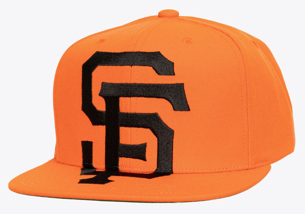 [HS9756-SFGORAN] MENS MITCHELL & NESS MLB XL LOGO SNAPBACK GIANTS