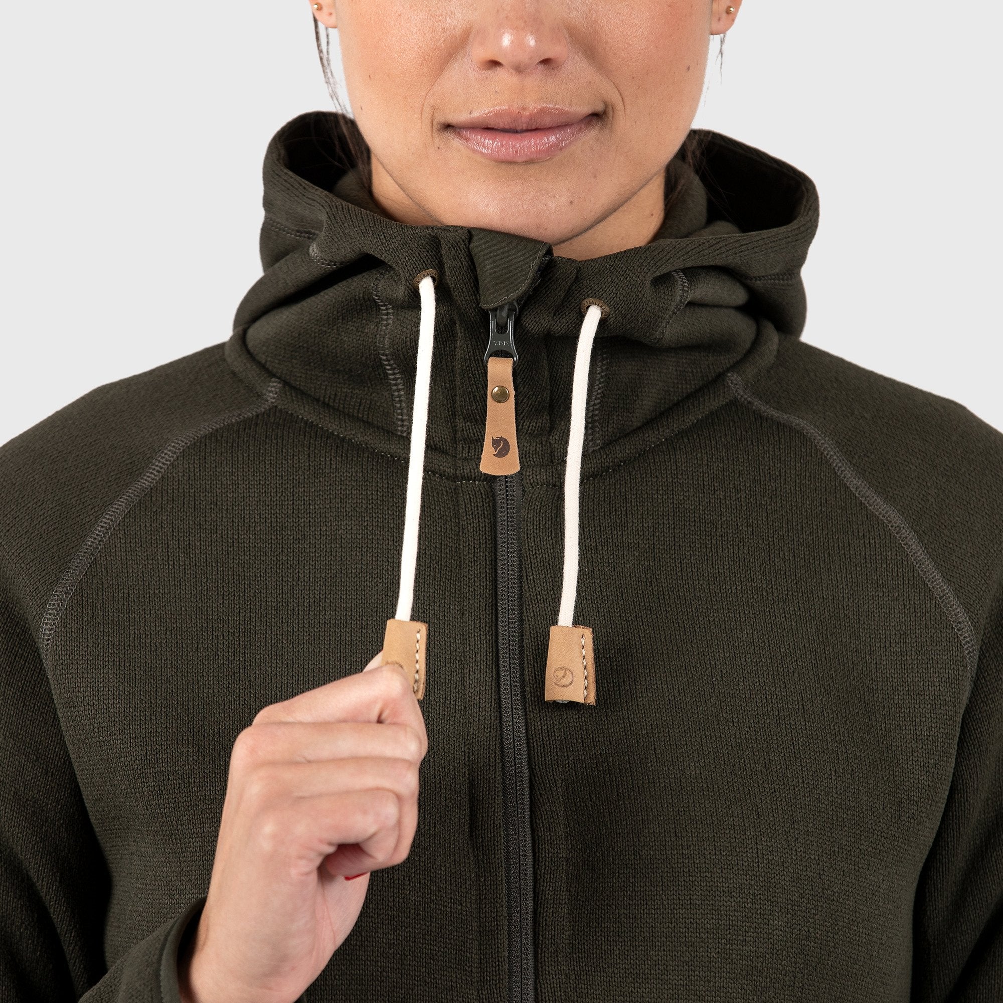 [89516-662] WOMENS FJALLRAVEN OVIK FLEECE HOODIE