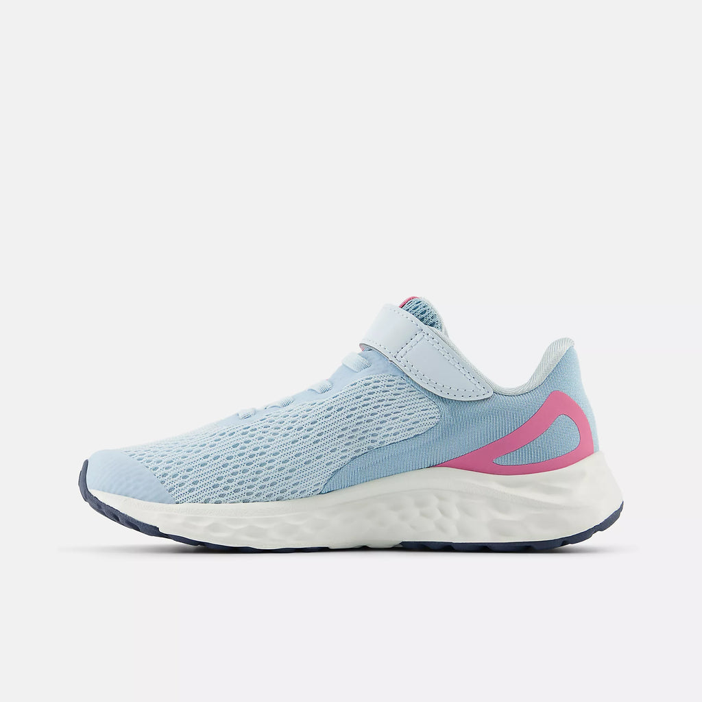 [PAARIYB4] PRESCHOOL NEW BALANCE FRESH FOAM ARISHI V4 BUNGEE 'BLUE REAL PINK'