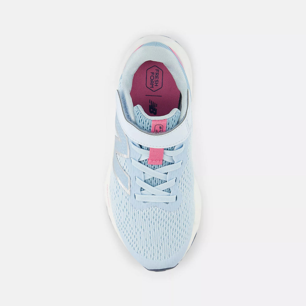 [PAARIYB4] PRESCHOOL NEW BALANCE FRESH FOAM ARISHI V4 BUNGEE 'BLUE REAL PINK'