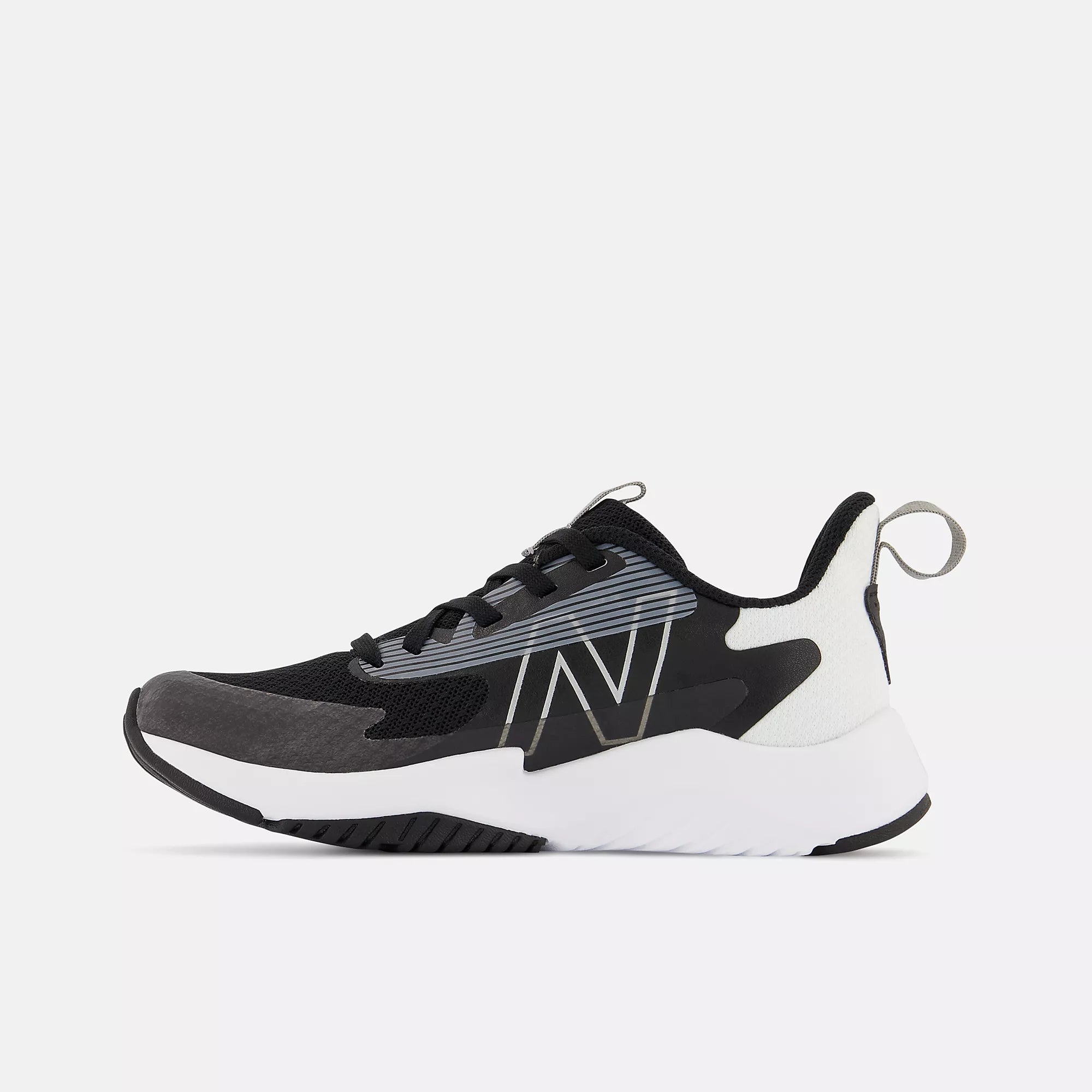 [PKRAVBW2] PRESCHOOL NEW BALANCE RAVE RUN V2 'BLACK WHITE (PS)'