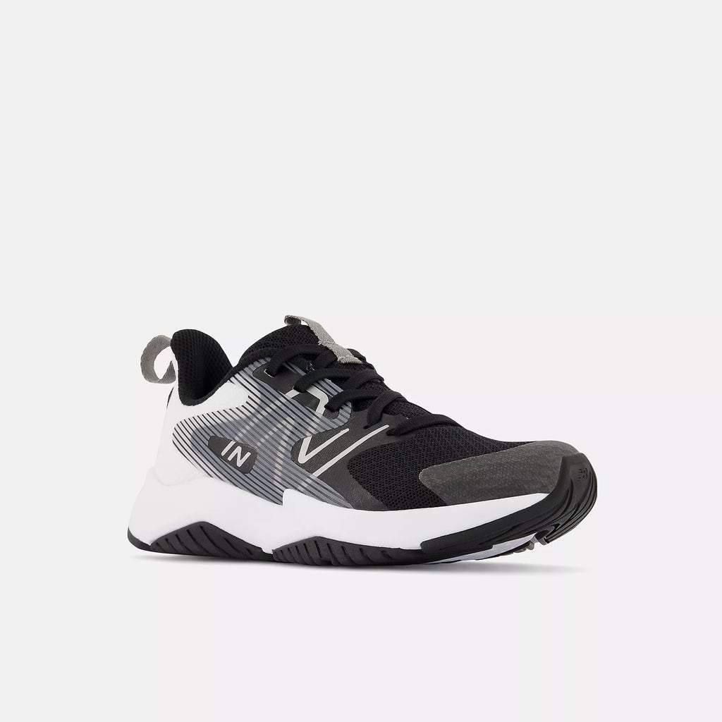 [PKRAVBW2] PRESCHOOL NEW BALANCE RAVE RUN V2 'BLACK WHITE (PS)'