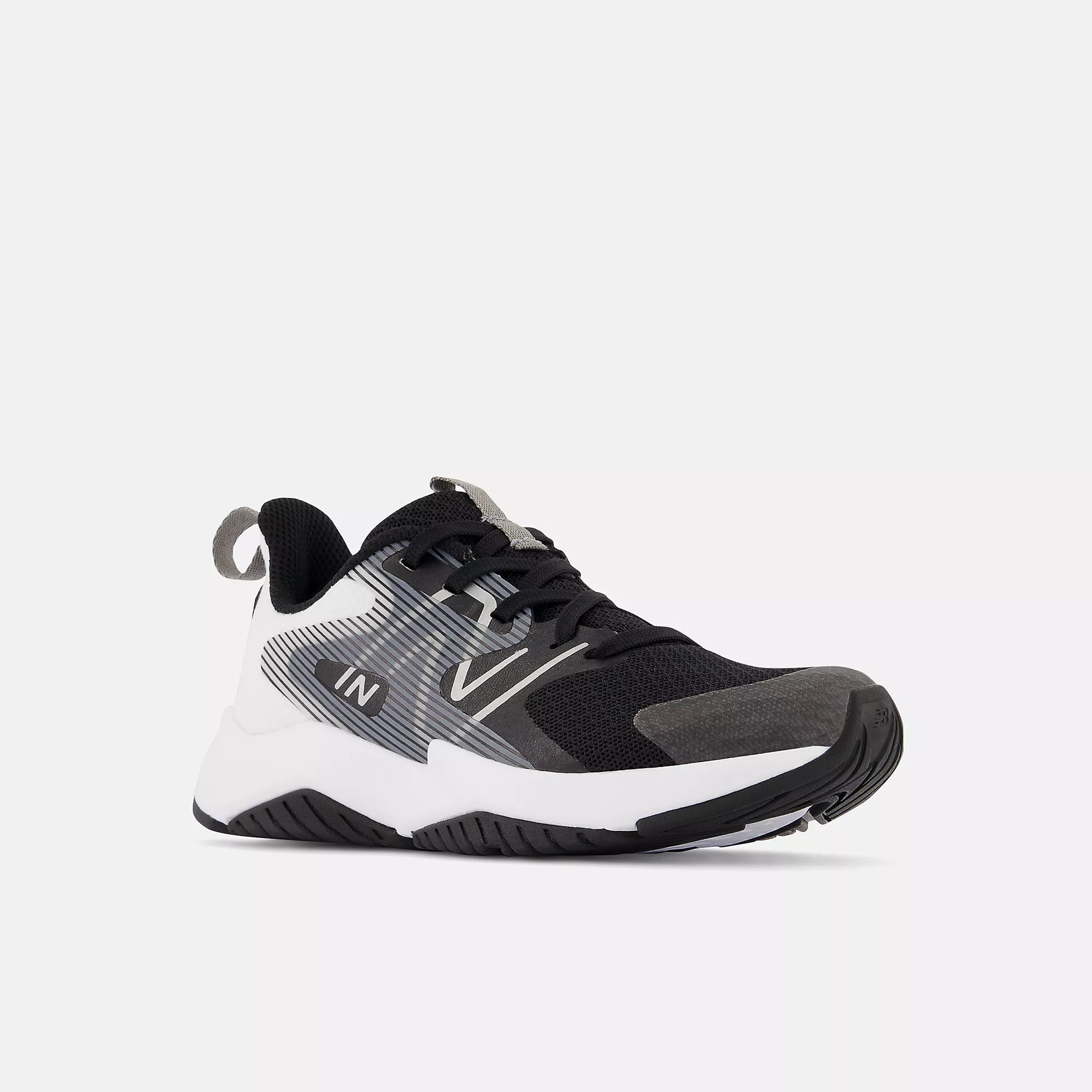 [PKRAVBW2] PRESCHOOL NEW BALANCE RAVE RUN V2 'BLACK WHITE (PS)'