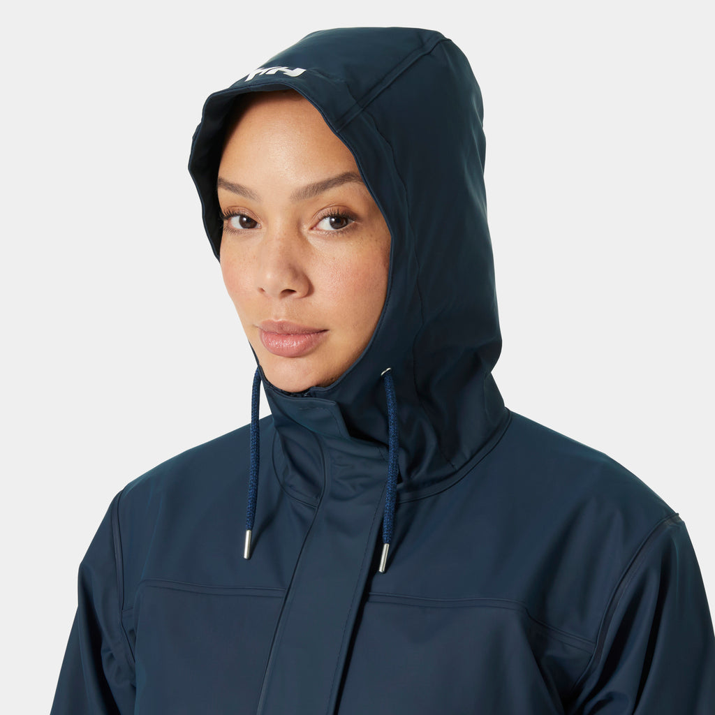 [53251-597] WOMENS HELLY HANSEN MOSS WINDPROOF WATERPROOF RAIN COAT