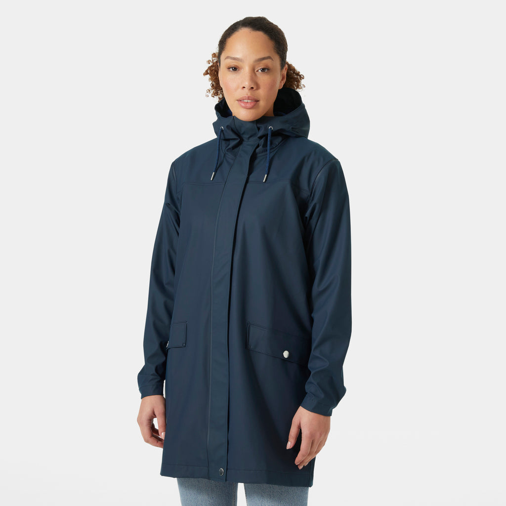 [53251-597] WOMENS HELLY HANSEN MOSS WINDPROOF WATERPROOF RAIN COAT