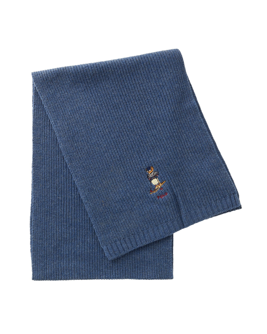 [PC0769-445] ADULT POLO RALPH LAUREN CHUNKY RIBBED BEAR SCARF