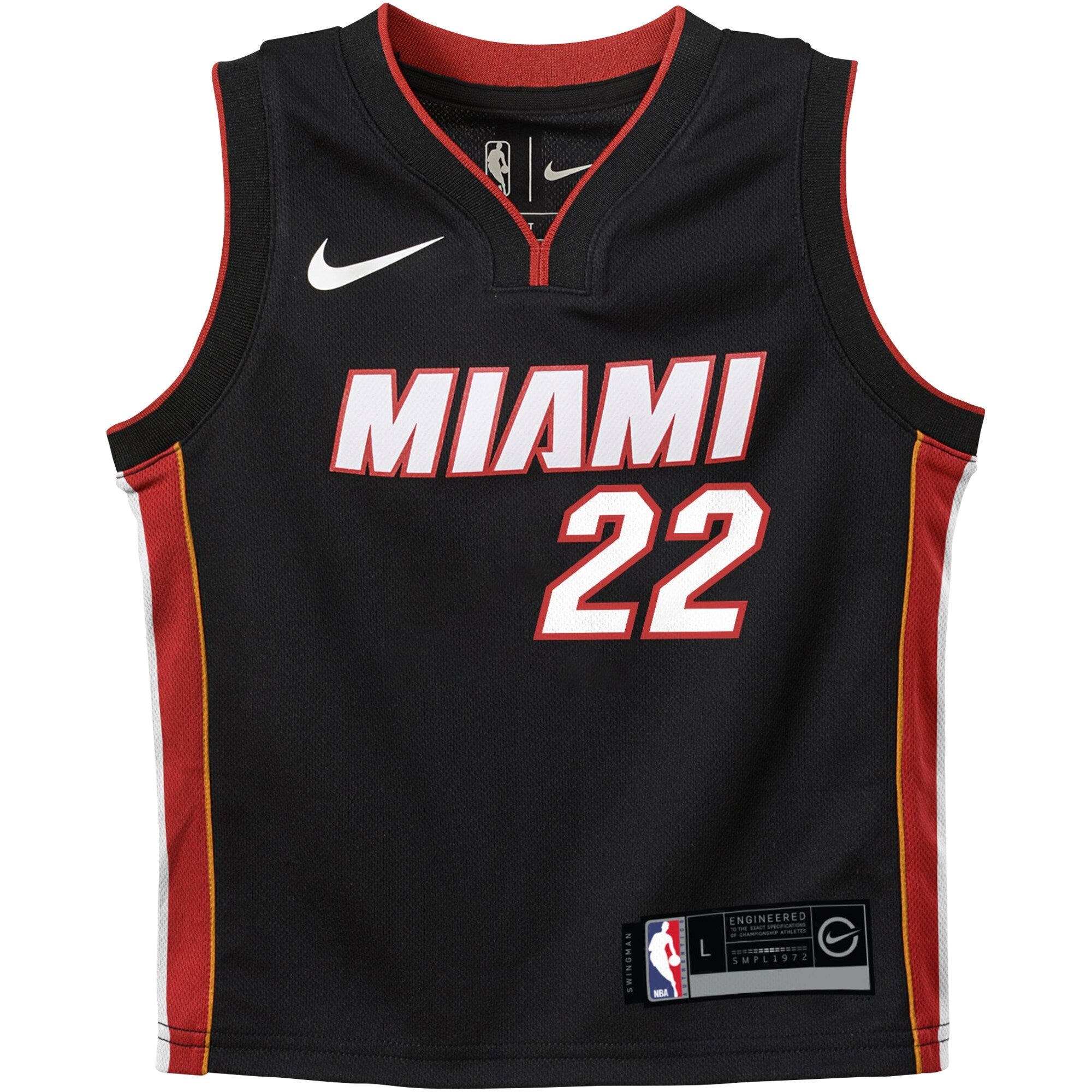 [9Z2B3BX6P00-HEAJB] PRESCHOOL NIKE NBA PRESCHOOL HEAT 'BUTLER 22' SWINGMAN PLAYER JERSEY - ICON EDITION