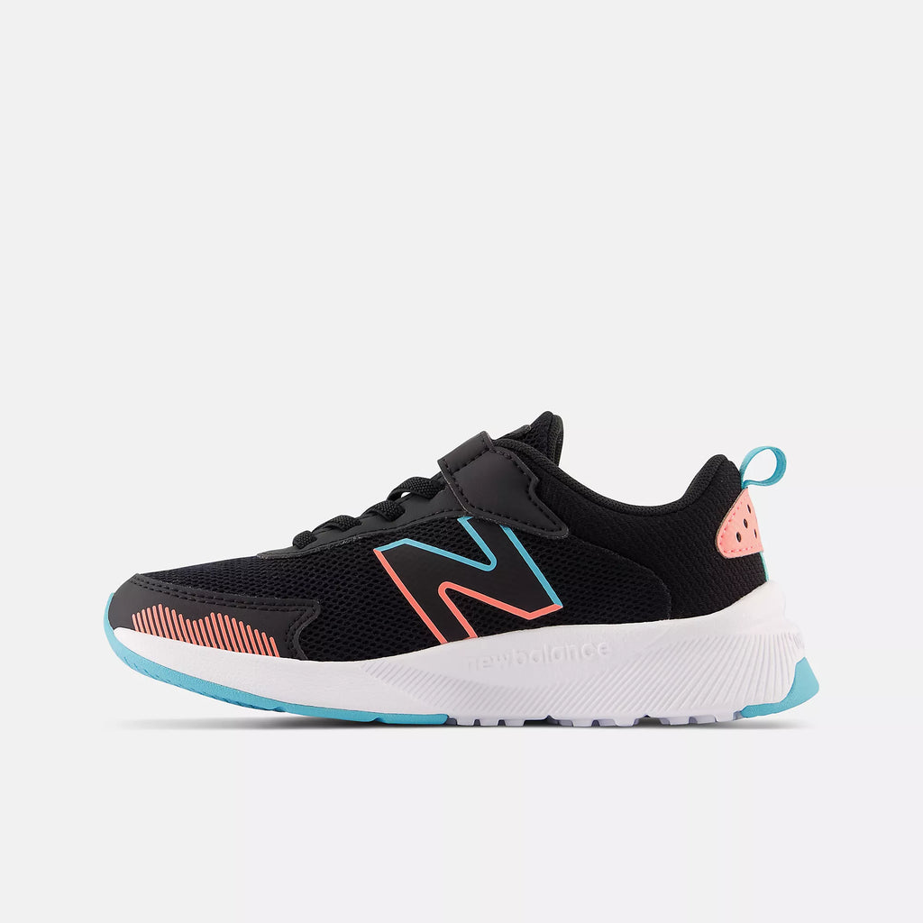 [PT545BG1 WIDE] PRESCHOOL NEW BALANCE DYNASOFT 545 BUNGEE BLACK GRAPEFRUIT WIDE