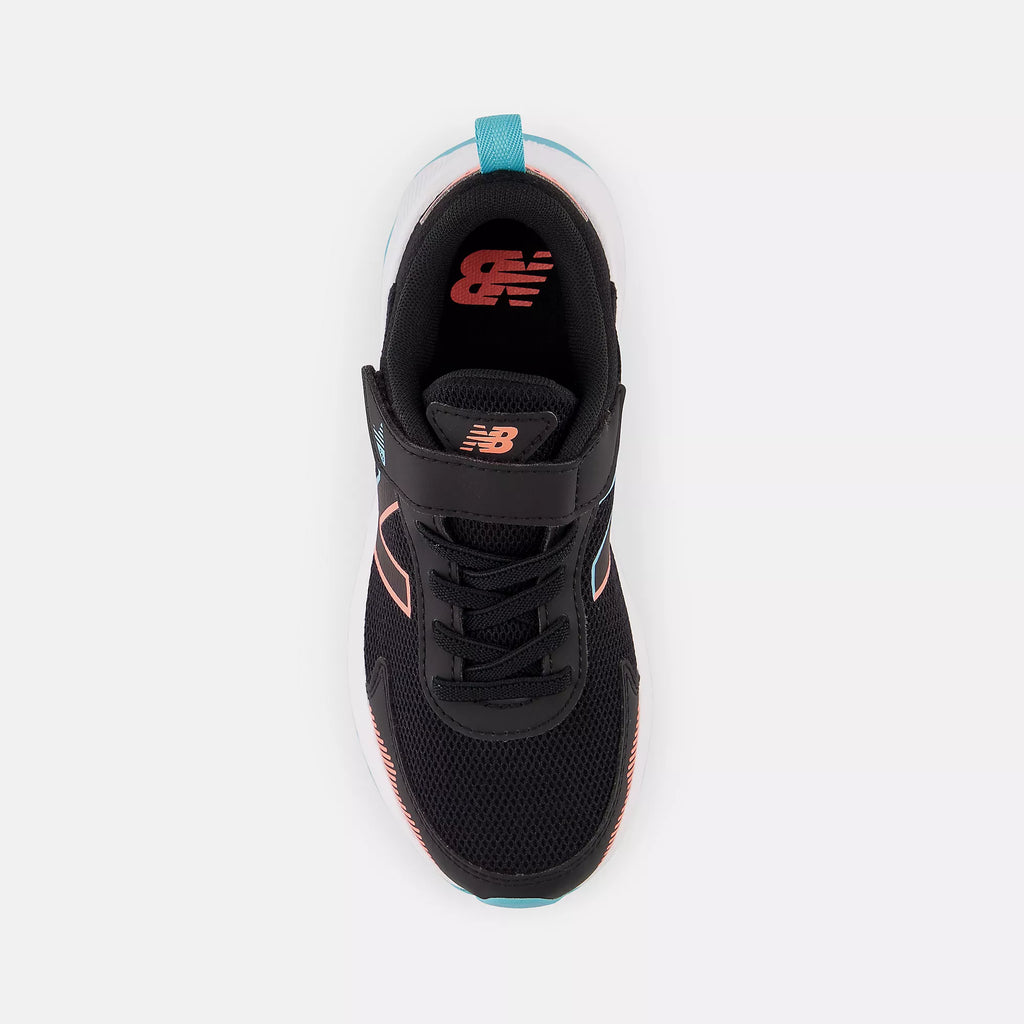 [PT545BG1 WIDE] PRESCHOOL NEW BALANCE DYNASOFT 545 BUNGEE BLACK GRAPEFRUIT WIDE