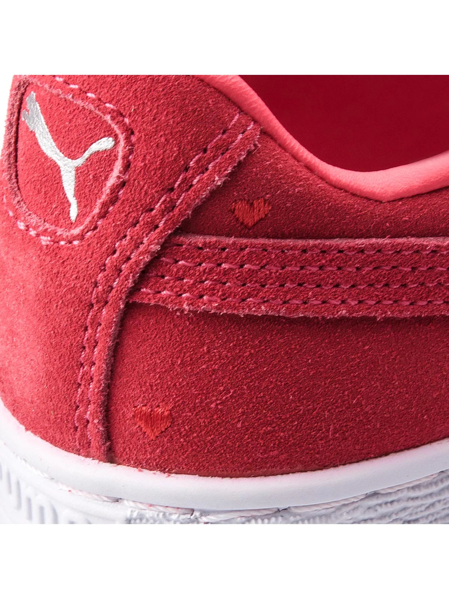[365135-01] Youth PUMA SUEDE HEART JR 'VALENTINE - PARADISE PINK'