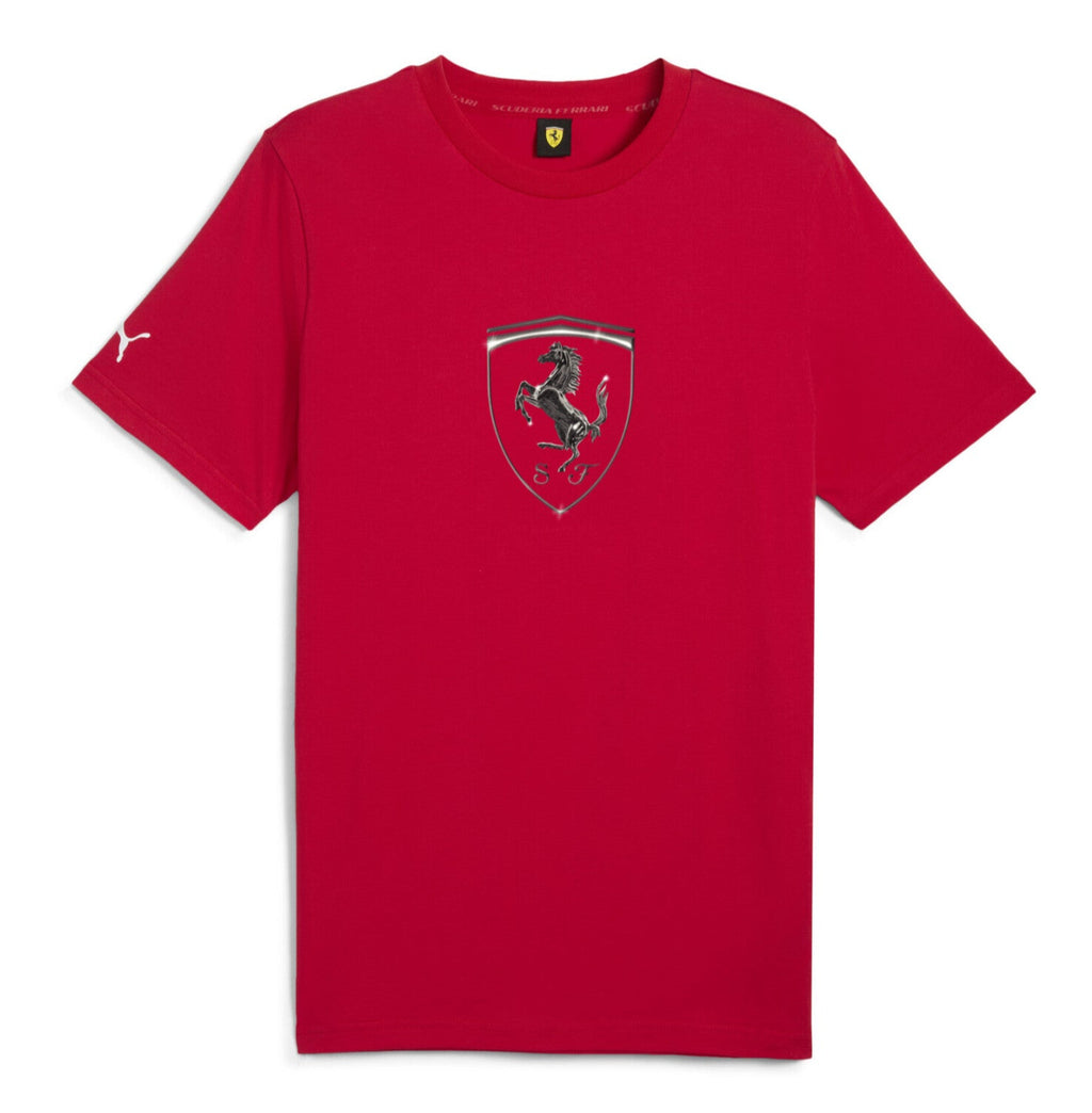 [630189-02] Mens Puma FERRARI RACE TONAL BIG SHIELD TEE