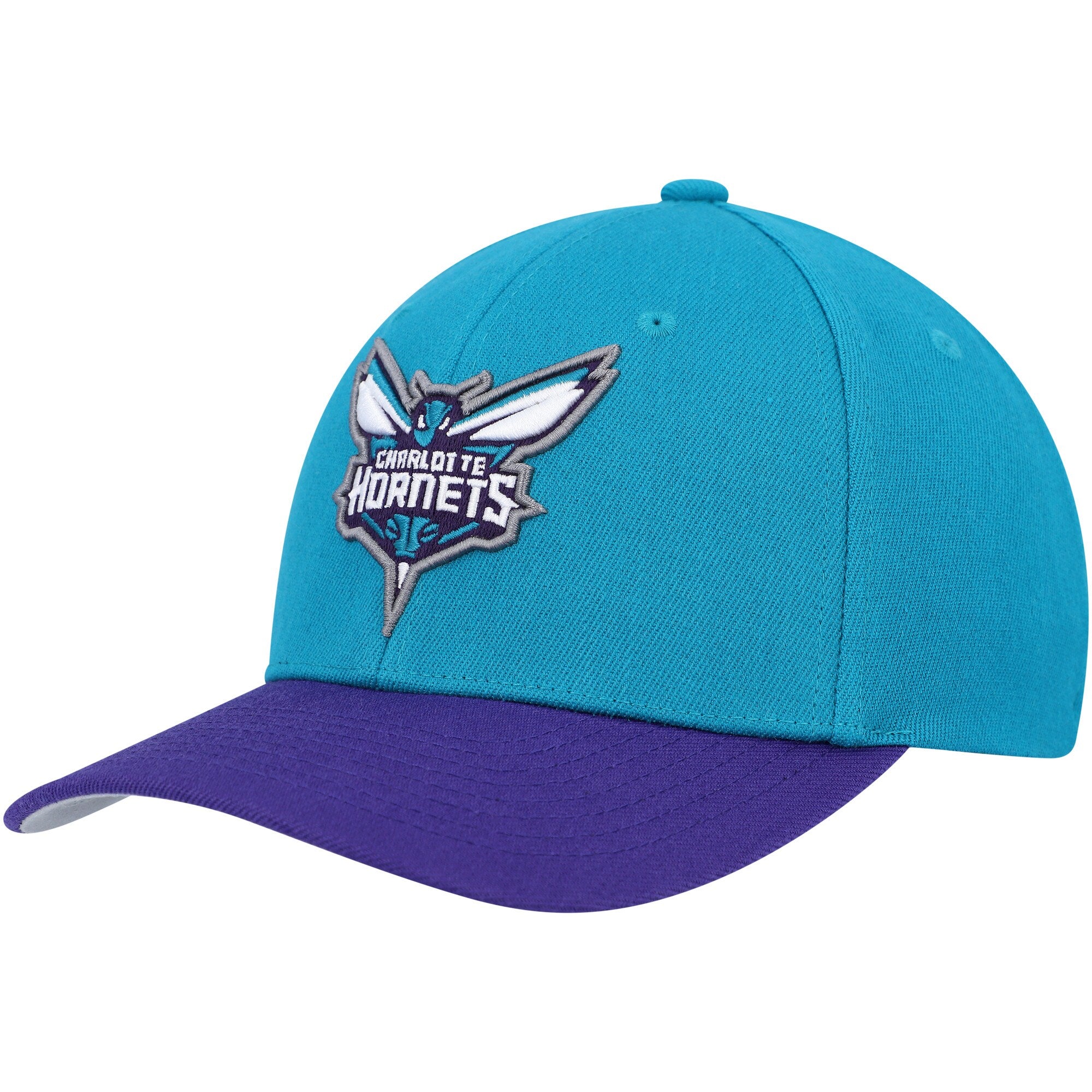 Mens Mitchell & Ness NBA TEAM 2 TONE 2.0 STRETCH SNAPBACK NBA HORNETS
