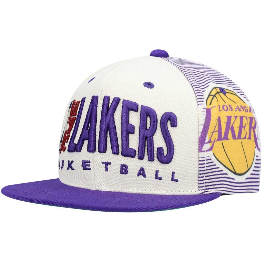 Mens MITCHELL & NESS NBA TEAM BASKETBALL BIG FACE HWC LAKERS