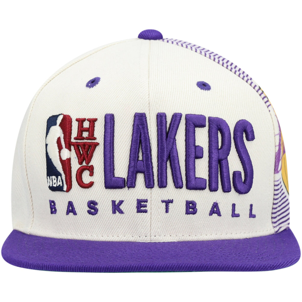 Mens MITCHELL & NESS NBA TEAM BASKETBALL BIG FACE HWC LAKERS