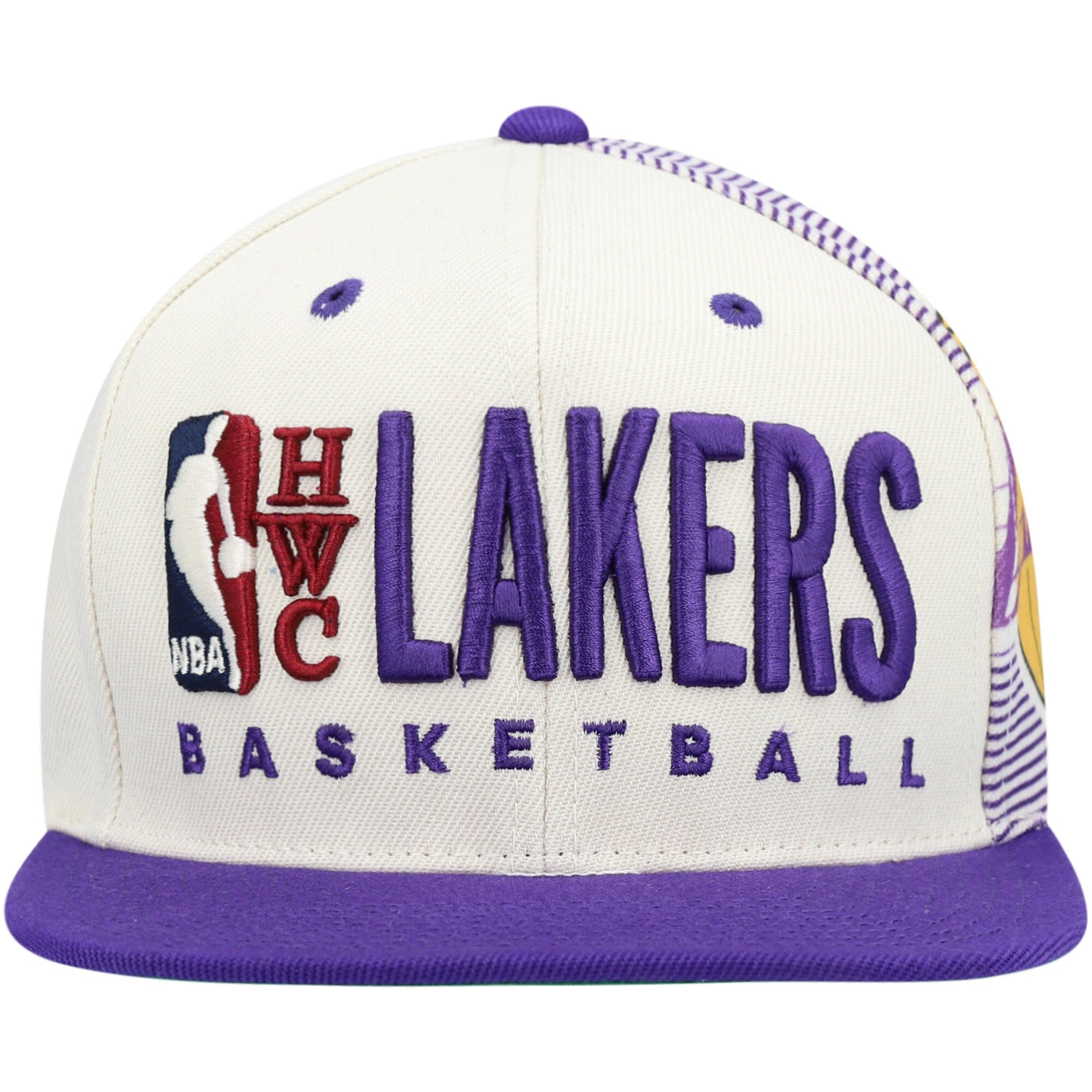 Mens MITCHELL & NESS NBA TEAM BASKETBALL BIG FACE HWC LAKERS