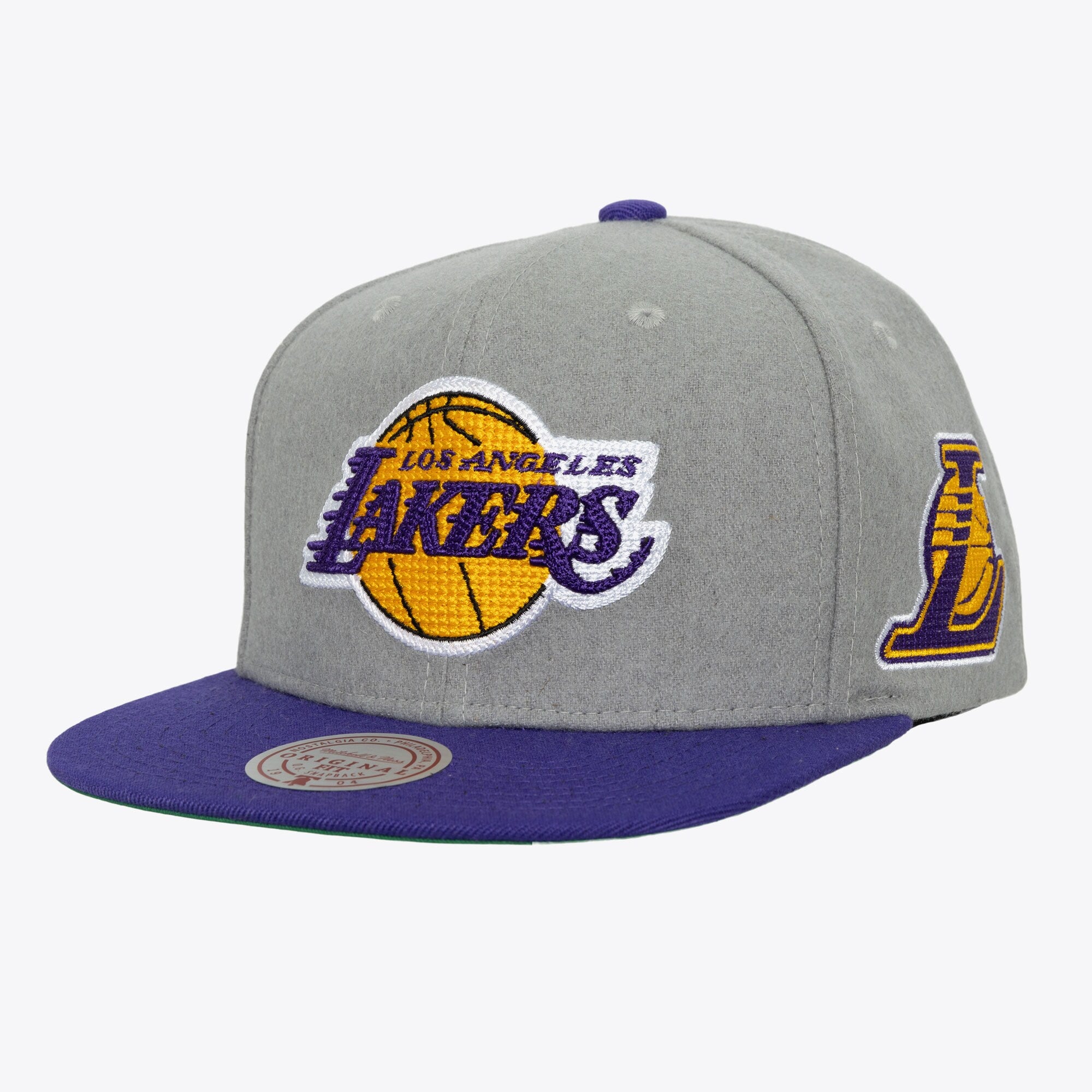 Mens Mitchell & Ness NBA MELT STITCH SNAPBACK LAKERS