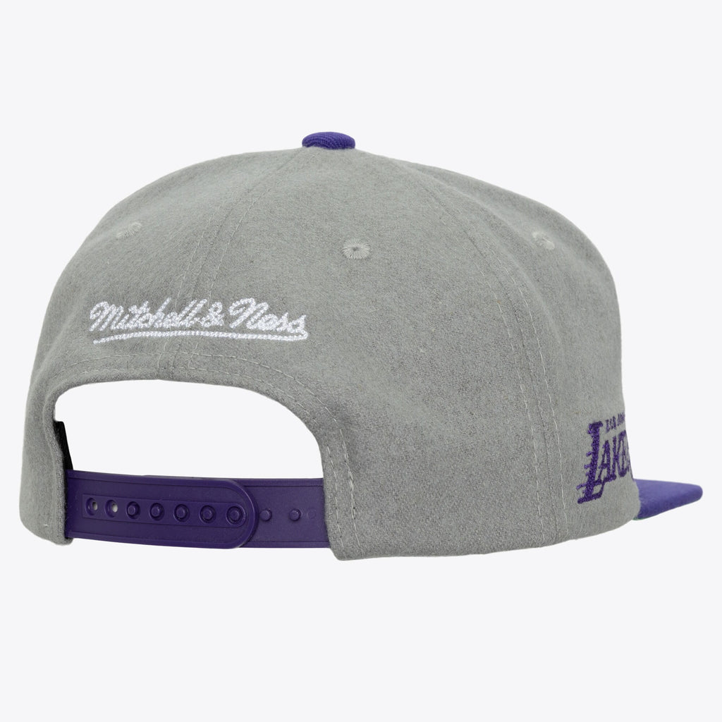 Mens Mitchell & Ness NBA MELT STITCH SNAPBACK LAKERS