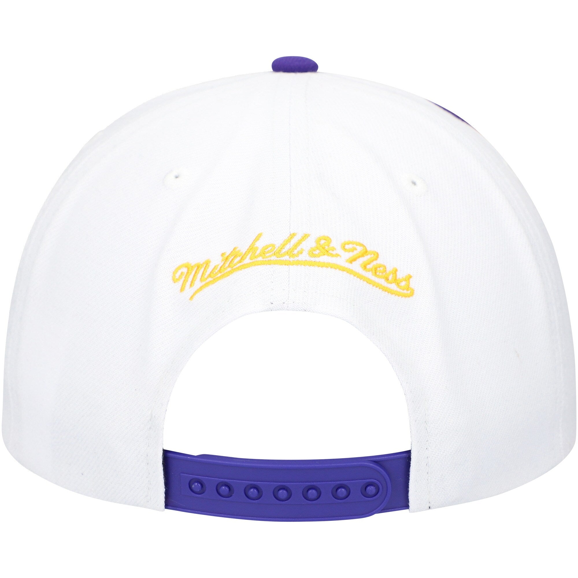 MENS MITCHELL & NESS NBA WAVERUNNER SNAPBACK LAKERS - WHITE