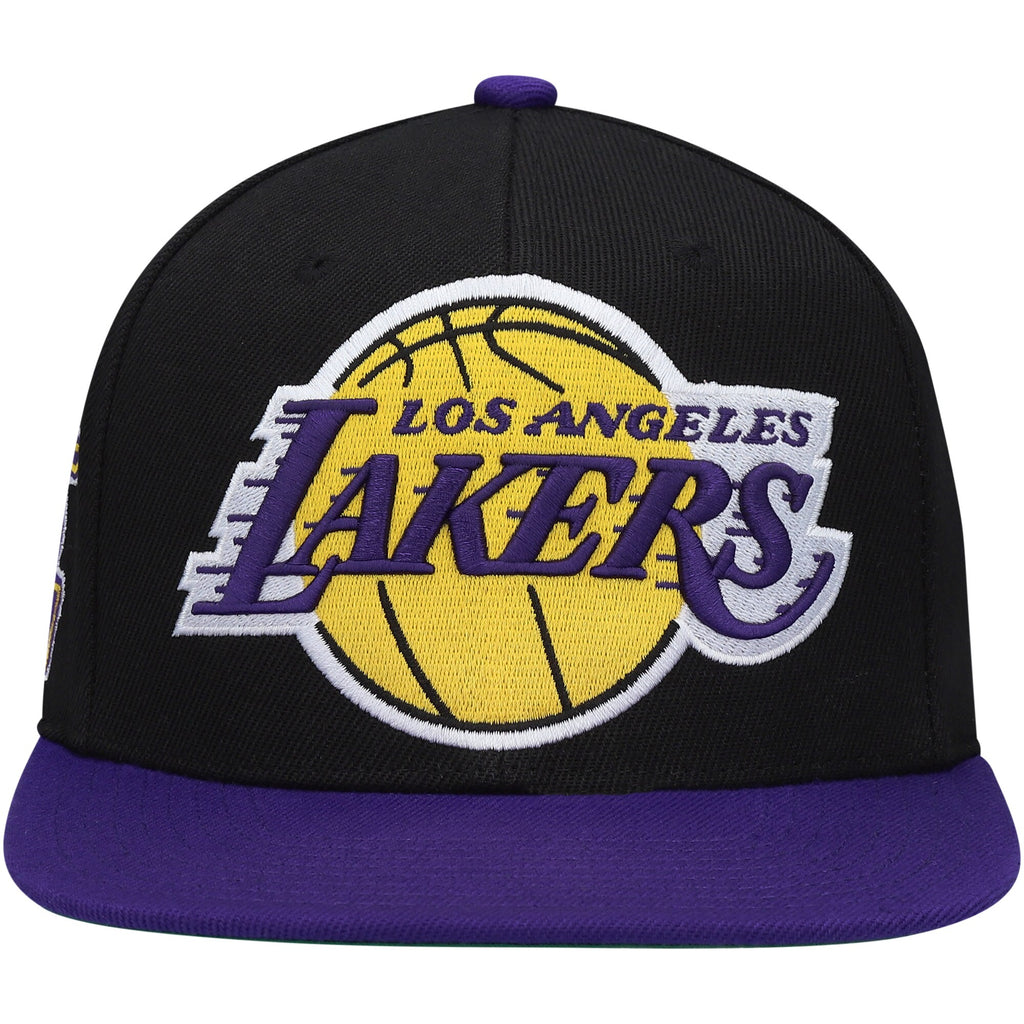 Mens MITCHELL & NESS NBA XL WORDMARK SNAPBACK LAKERS