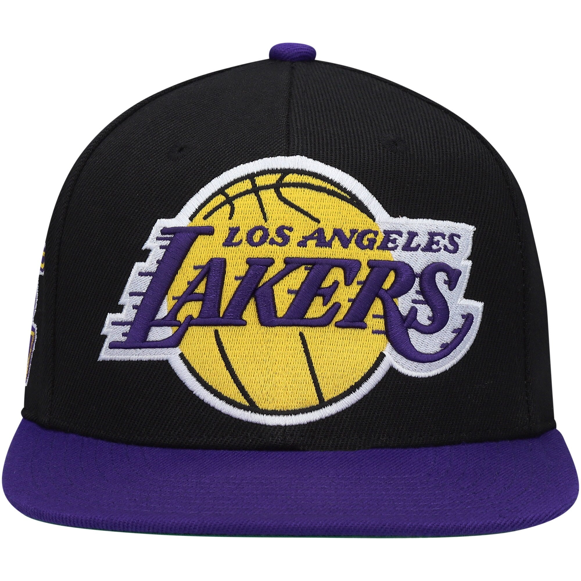 Mens MITCHELL & NESS NBA XL WORDMARK SNAPBACK LAKERS
