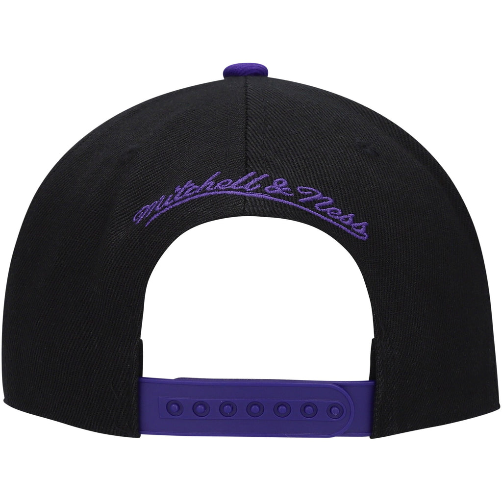 Mens MITCHELL & NESS NBA XL WORDMARK SNAPBACK LAKERS