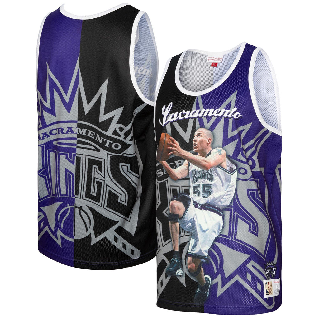 MENS MITCHELL & NESS SUBLIMATED PLAYER TANK KINGS JASON WILLIAMS