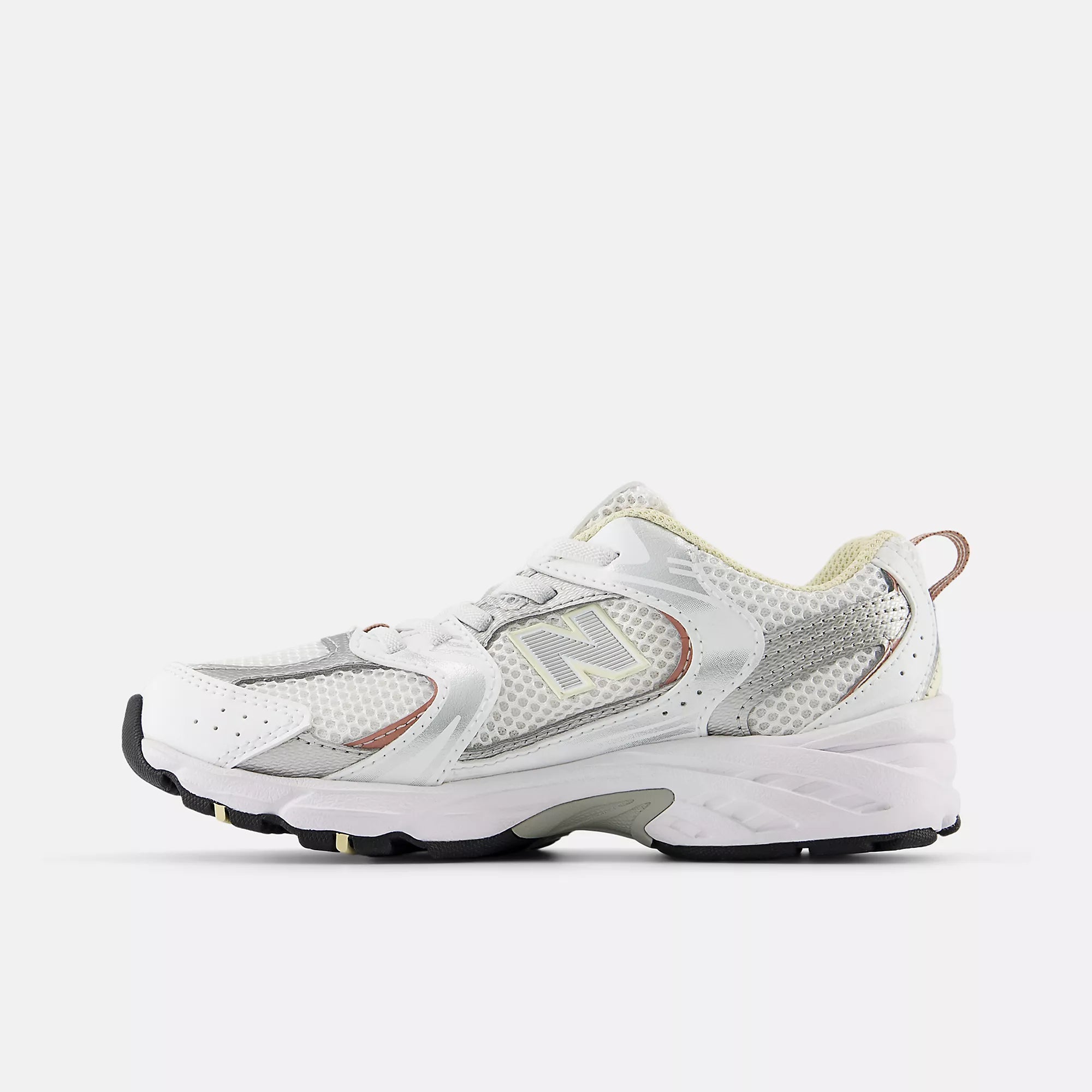 [PZ530GA] PRESCHOOL NEW BALANCE 530 BUNGEE 'WHITE BEIGE PINK' (PS)